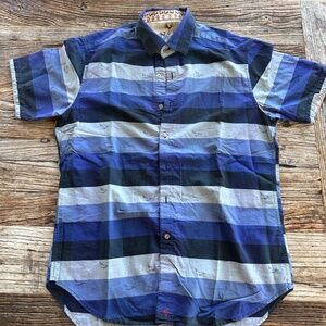 Men's Robert Graham Large Short Sleeve Button Down
